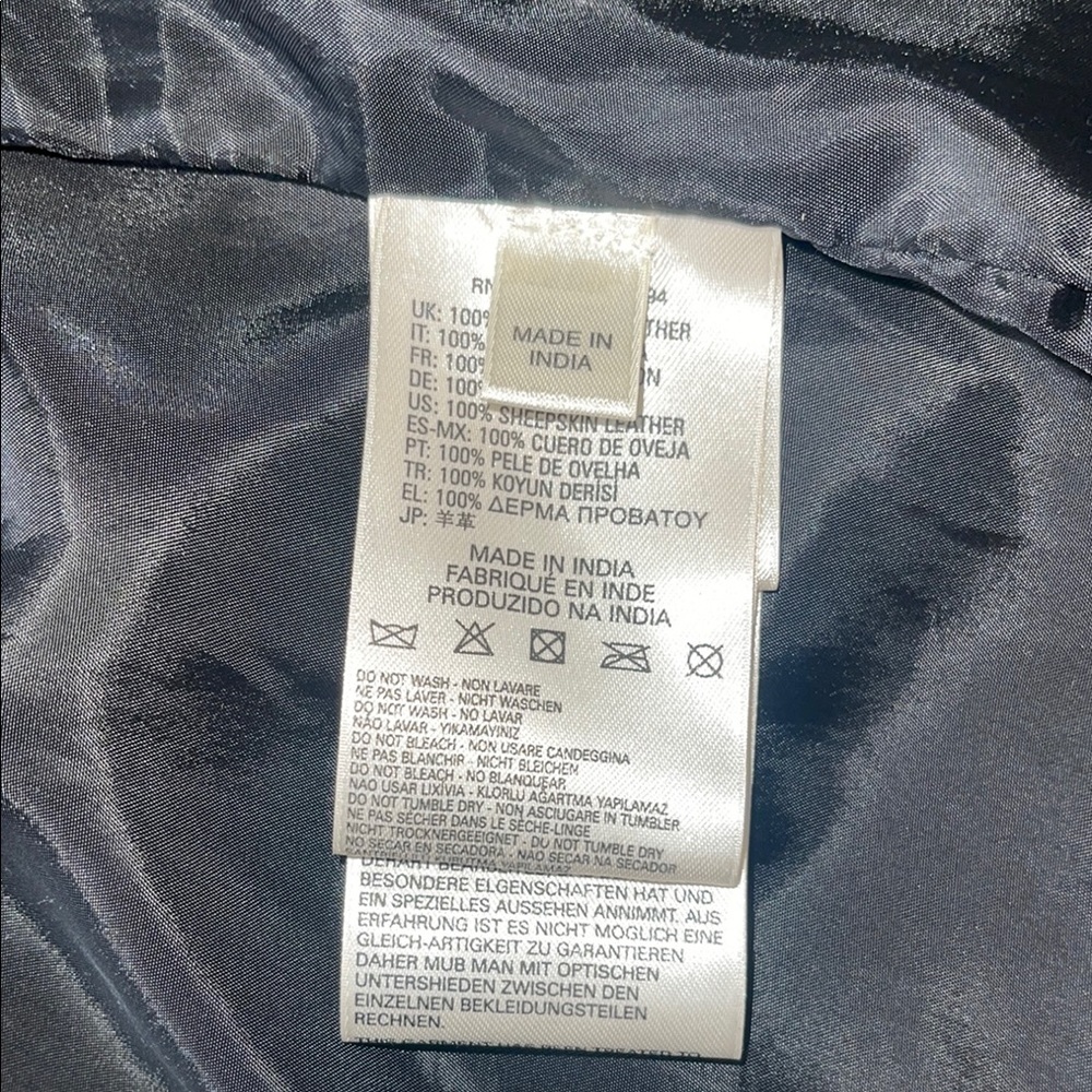 Black Leather Diesel Women's Jacket - Picture 6 of 10